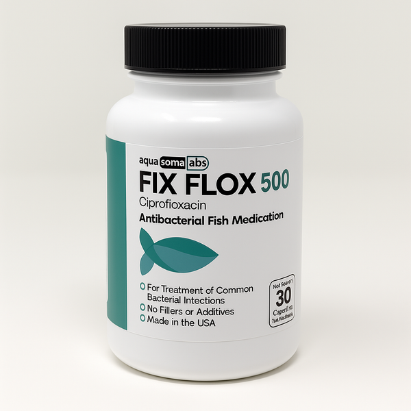Fish Flox Ciprofloxacin 500 30 Capsules Fish Antibiotics
