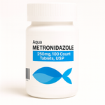 Aquarium Metronidazole 250mg fish medication, 100-tablet bottle for ornamental aquarium fish