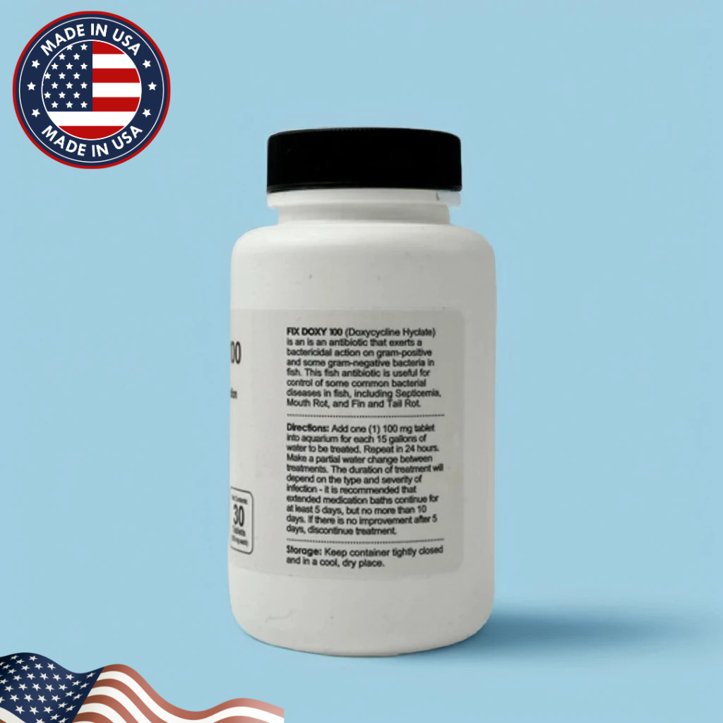 Fish Doxy Doxycycline 100mg 30 Capsules Fish Antibiotics