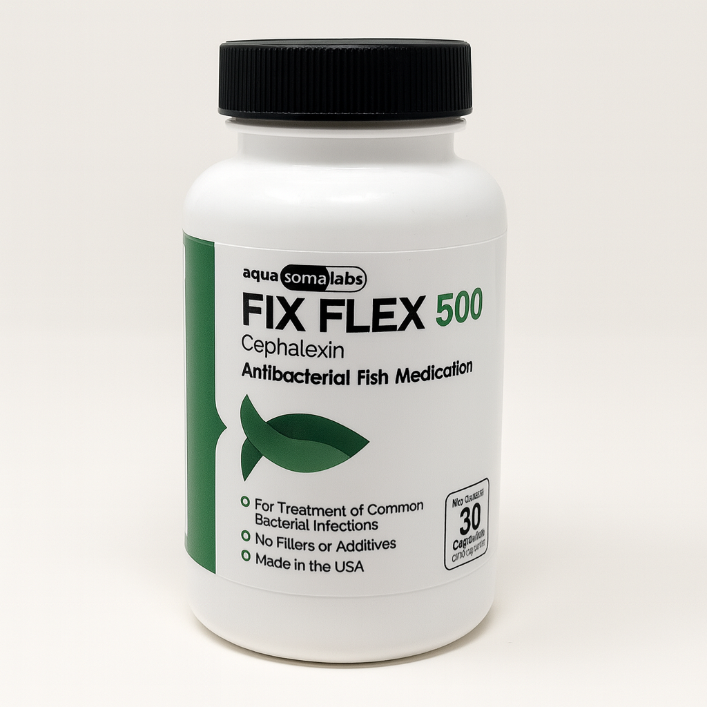 Fish Flex (Cephalexin) 500mg 30 Capsules Fish Antibiotics
