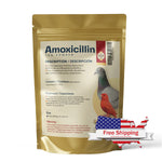 Amoxicillin 10% Powder for Birds – Broad-Spectrum Support for Pigeons & Pet Birds – 100 g
