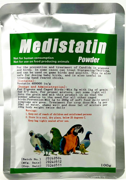 Medistatin – Antifungal Treatment for Candida, Stargazing & Twirling in Birds