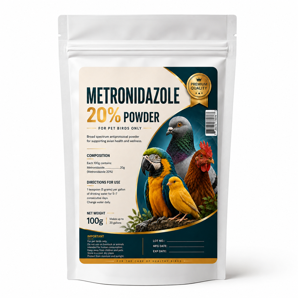 Metronidazole 20% Powder for Pet Birds