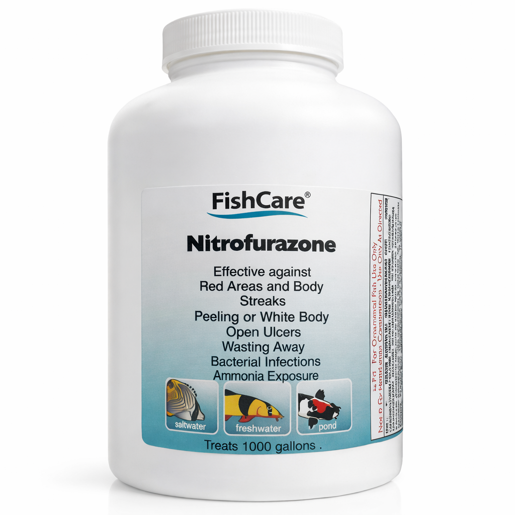 Nitrofurazone Fish Antibiotic Powder – Treats 1,000 Gallons