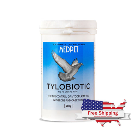 Tylobiotic (Medpet) Tylosine  for Pigeons. Mycoplasmosis in Pigeons Treatment
