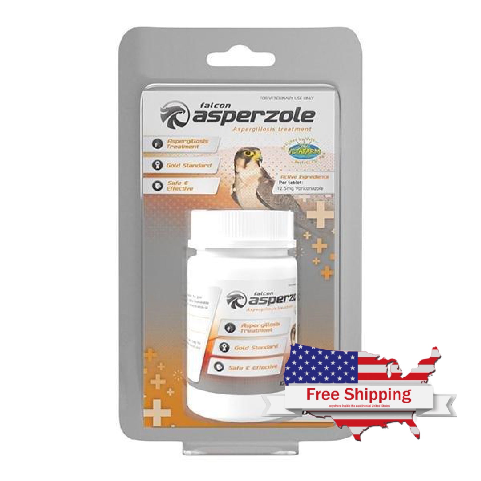 Falcon Asperzole (Vetafarm) - Effective Aspergillosis Treatment for Fa ...