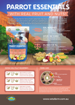 Parrot Essentials Pellets (Vetafarm) - Essential Parrot Food/Parrot Diet