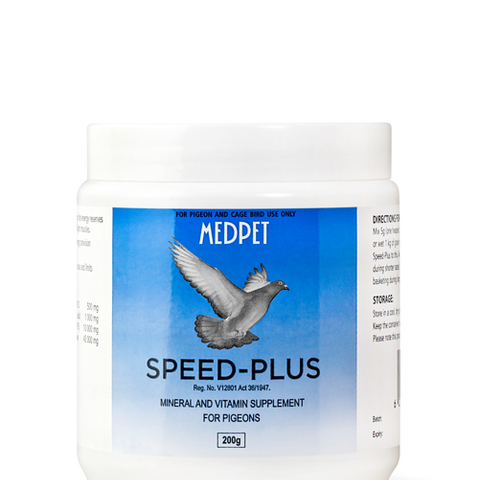 Speed Plus (Medpet) Pigeon Racing Supplement with Mega Vitamin B Complex
