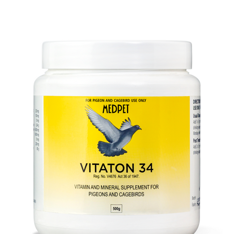 Vitaton-34 (Medpet) Pigeon Vitamin Supplement Boosts Health & Vitality