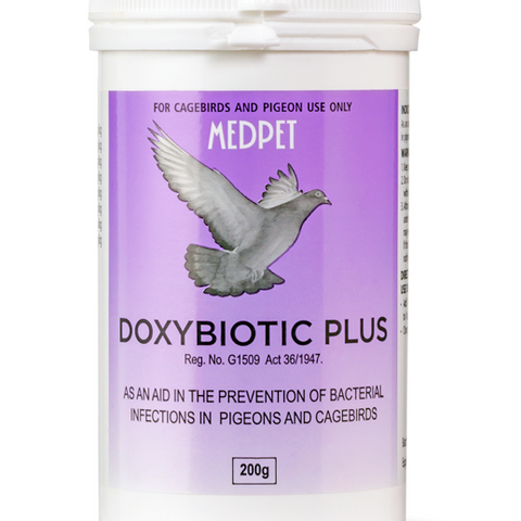 Doxybiotic (Medpet) Effective Psittacosis Treatment in Pigeons and Cage Birds
