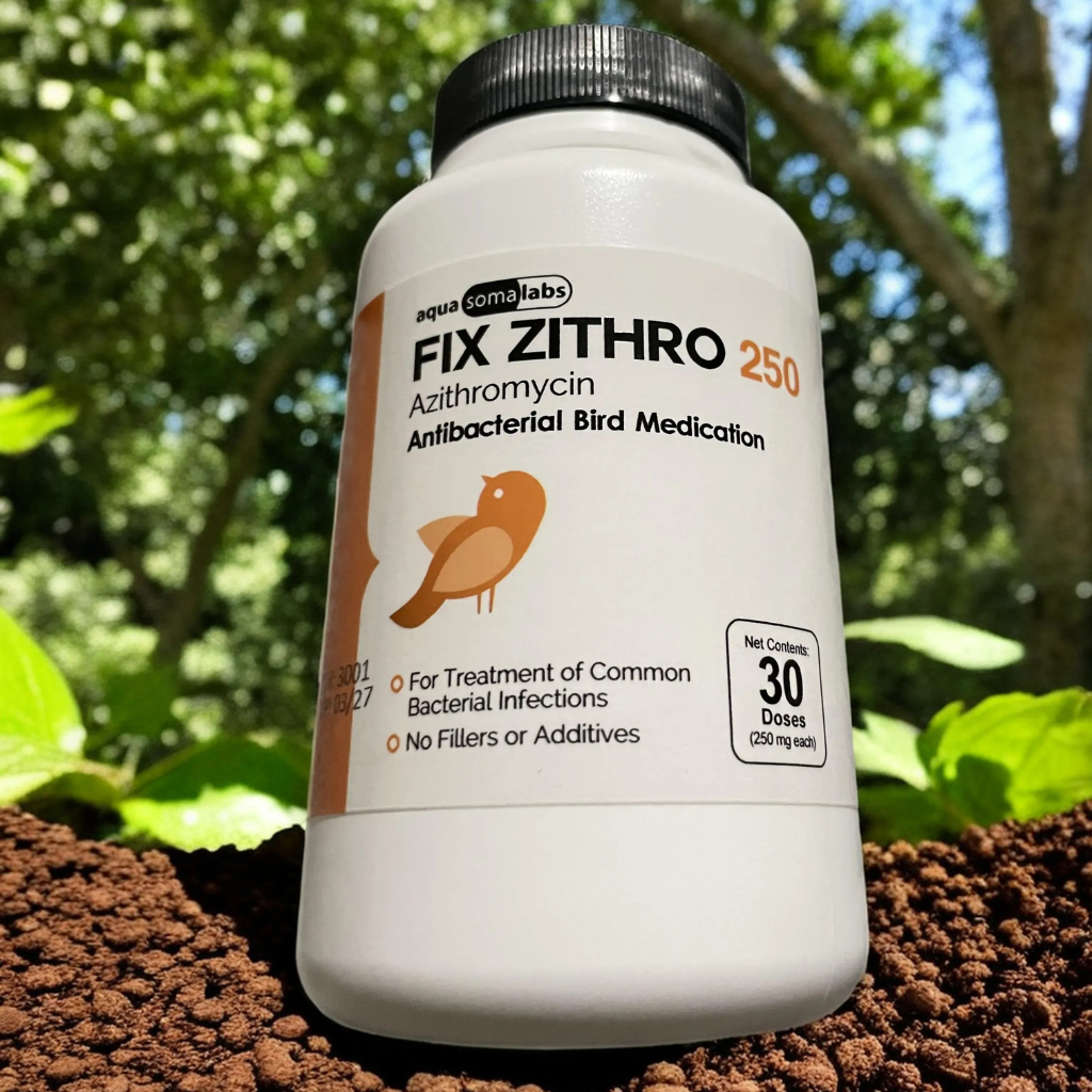 Fix Zithro 250 – Azithromycin Bird Antibiotic (30 Tablets)