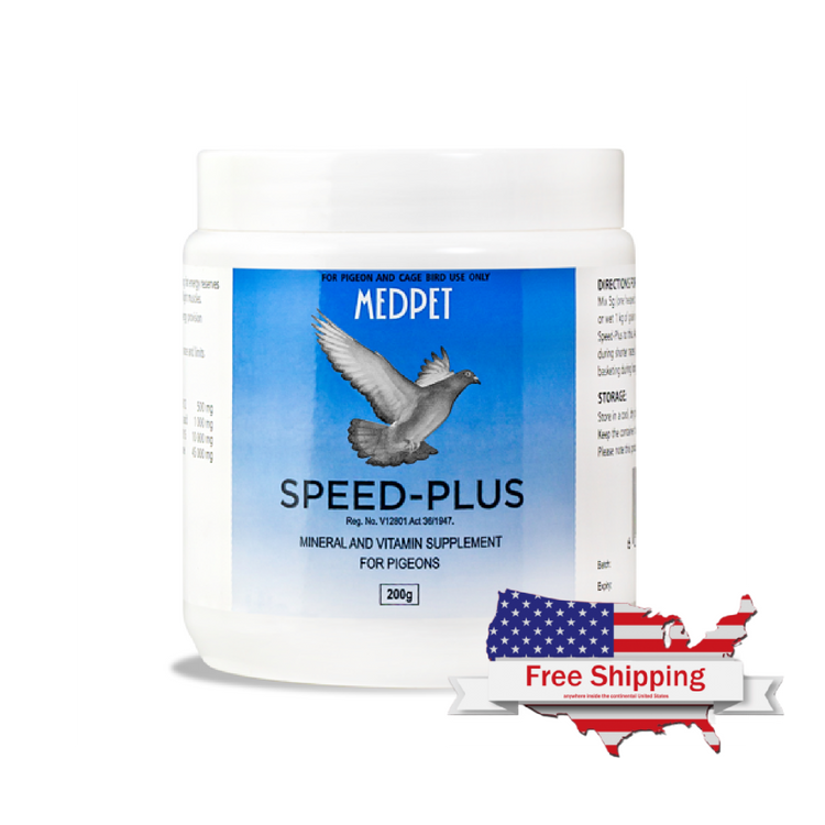 Speed Plus (Medpet) Pigeon Racing Supplement with Mega Vitamin B Complex