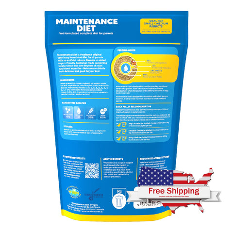 Maintenance Diet (Vetafarm): Premium Parrot Food for Balanced Parrot Diets