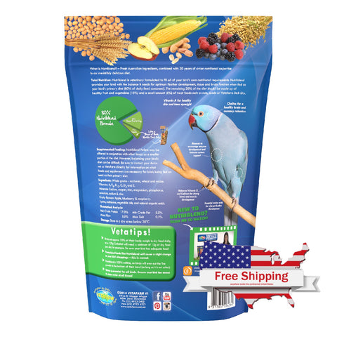 Nutriblend Small (Vetafarm) Parrot Pellets / Complete Parrot Diet