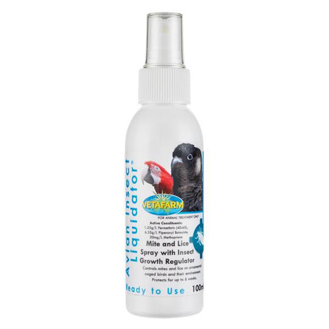 Avian Insect Liquidator (Vetafarm) Instantly Controls Bird Mites, etc.