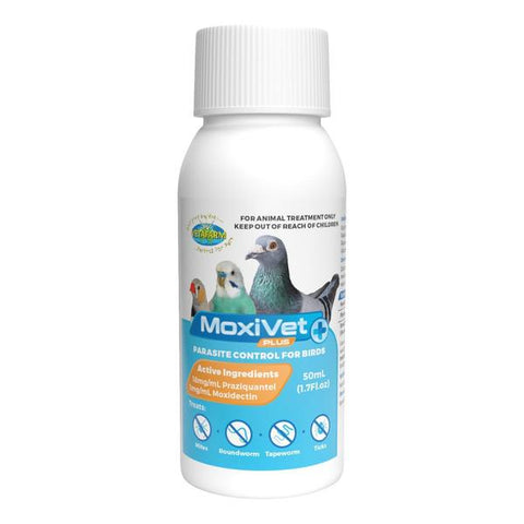 MoxiVet Plus Effective Bird Parasite Control with Moxidectin & Praziquantel