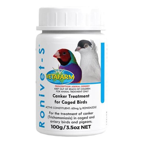 Ronivet-S (Vetafarm): Effective Canker Treatment for Caged Birds