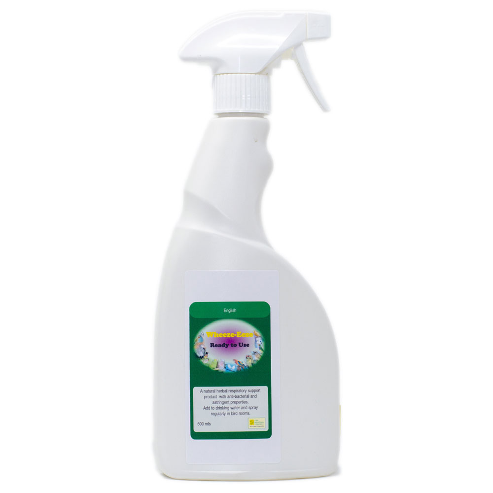 Wheeze Eeze – Natural Herbal Respiratory Spray for Birds